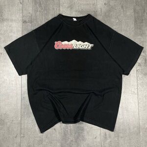 Black Coors Light Beer Tee Shirt